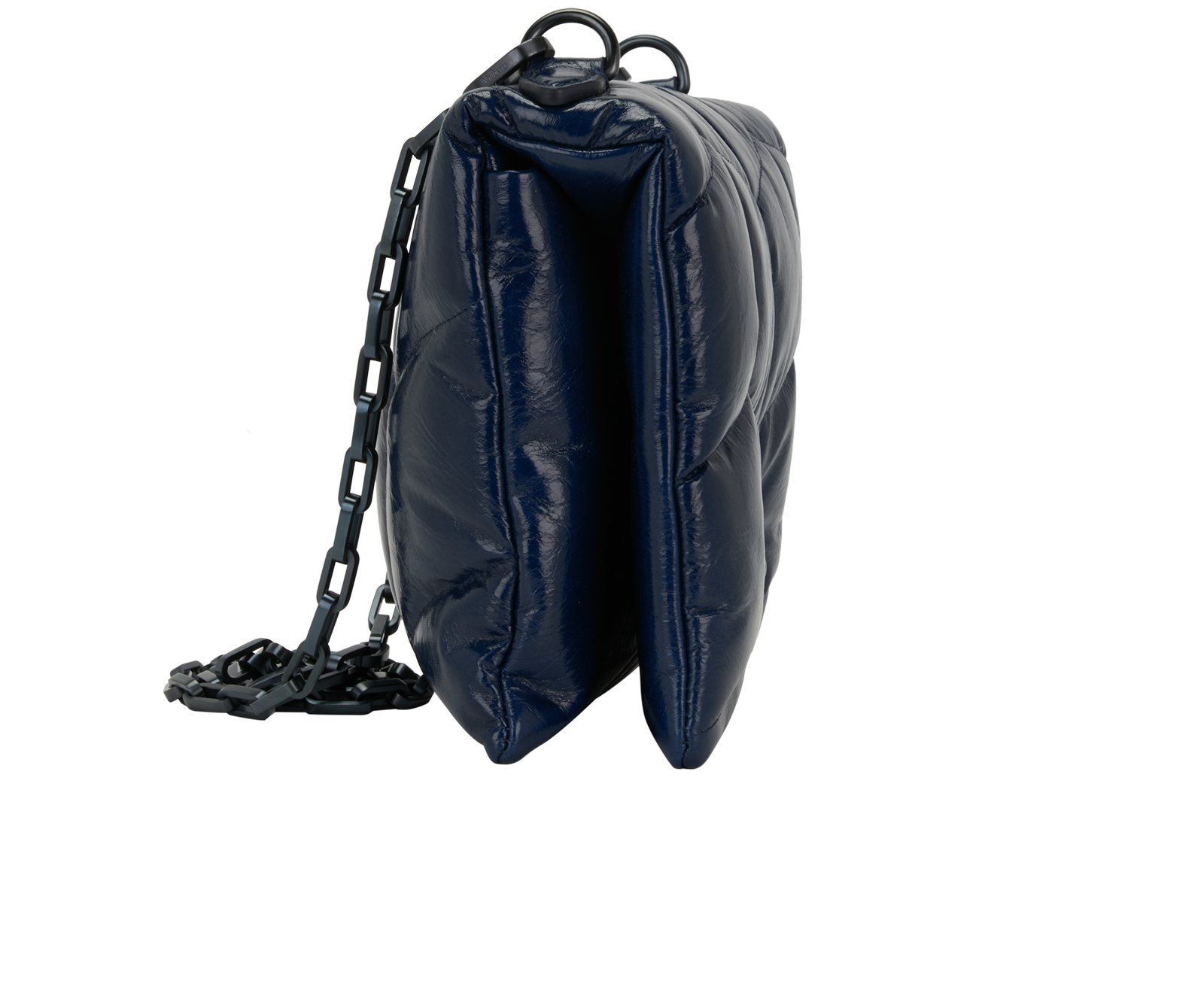 Little Softie, &pound;250, Handbags, Navy, Leather, Side view